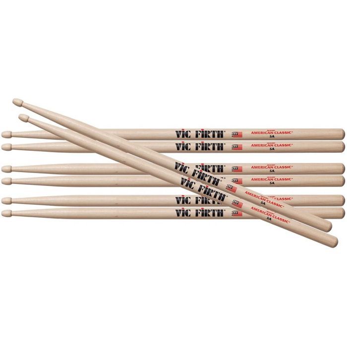 Барабанні палички Vic Firth P5A.3-5A.1 5A American Classic (232067) зображення 2