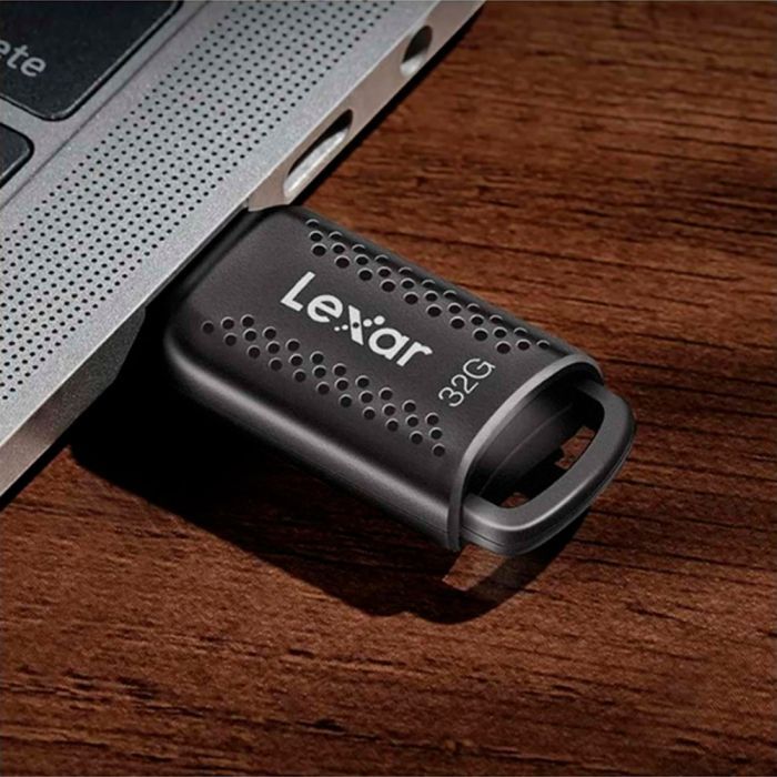 USB флеш накопитель Lexar 32GB JumpDrive V400 Black USB 3.0 (LJDV400032G-BNBNG) изображение 7