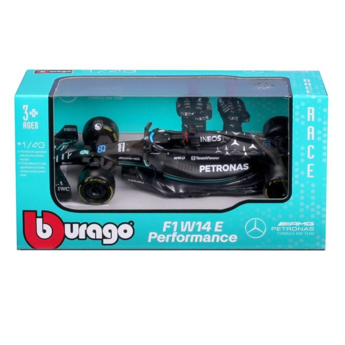 Машина Bburago Mercedes-AMG F1 W14 E Performance (2023) (143) (18-38080) изображение 3