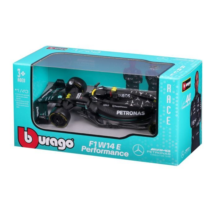 Машина Bburago Mercedes-AMG F1 W14 E Performance (2023) (143) (18-38080) изображение 7