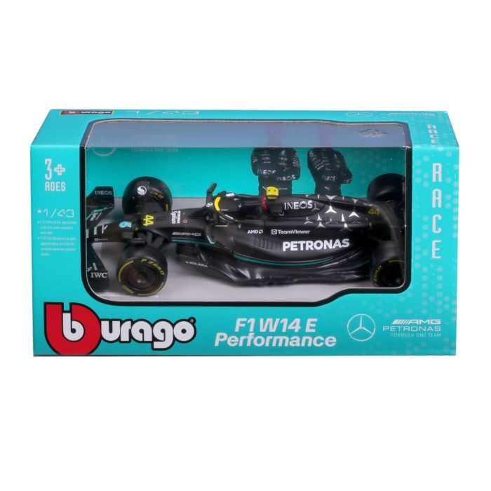 Машина Bburago Mercedes-AMG F1 W14 E Performance (2023) (143) (18-38080) изображение 8