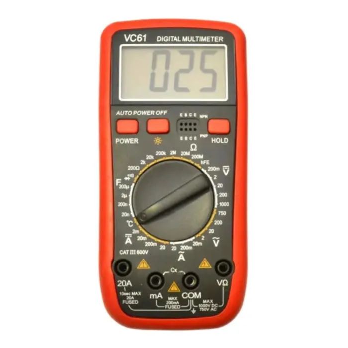 Цифровой мультиметр Voltronic VC-61 V, A, R, С (VC-61)