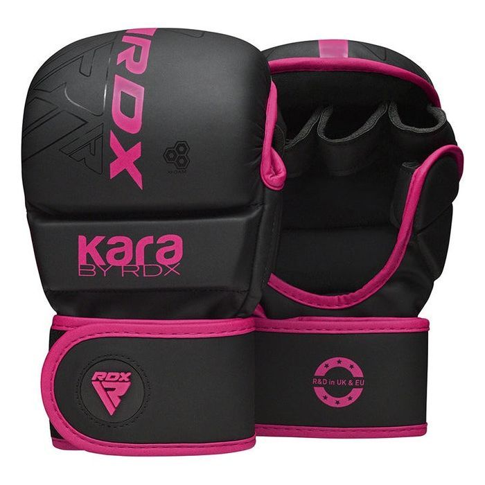 Перчатки для MMA RDX F6 Matte Pink Plus M/L (GSR-F6MP-M/L+) изображение 2