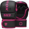 Перчатки для MMA RDX F6 Matte Pink Plus M/L (GSR-F6MP-M/L+) изображение 2