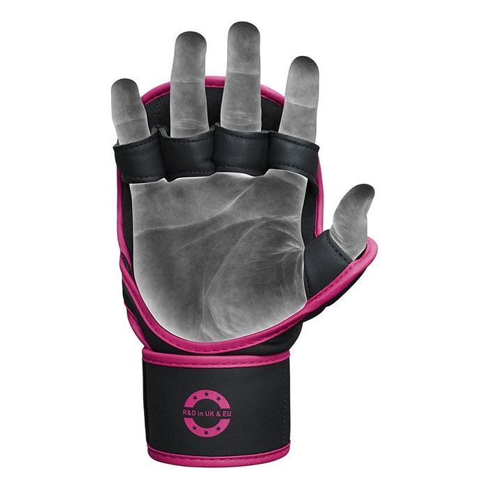 Перчатки для MMA RDX F6 Matte Pink Plus M/L (GSR-F6MP-M/L+) изображение 3