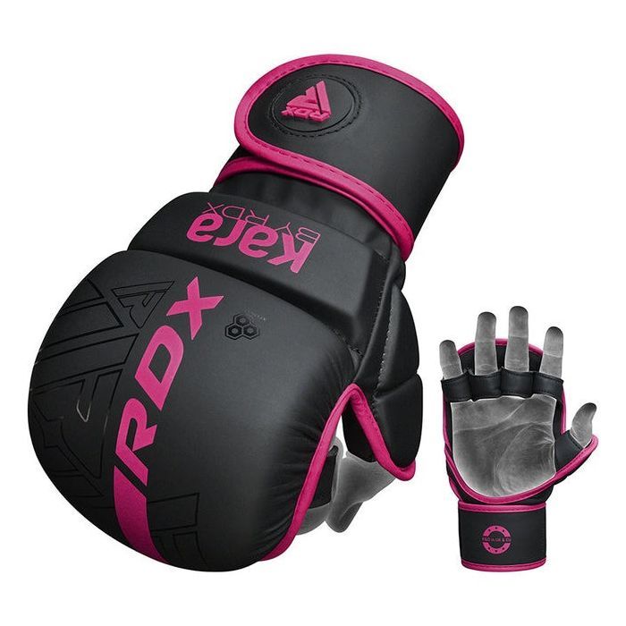 Перчатки для MMA RDX F6 Matte Pink Plus M/L (GSR-F6MP-M/L+) изображение 4