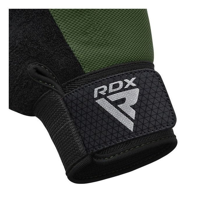 Перчатки для фитнеса RDX W1 Half Army Green Plus XL (WGA-W1HA-XL+) изображение 3