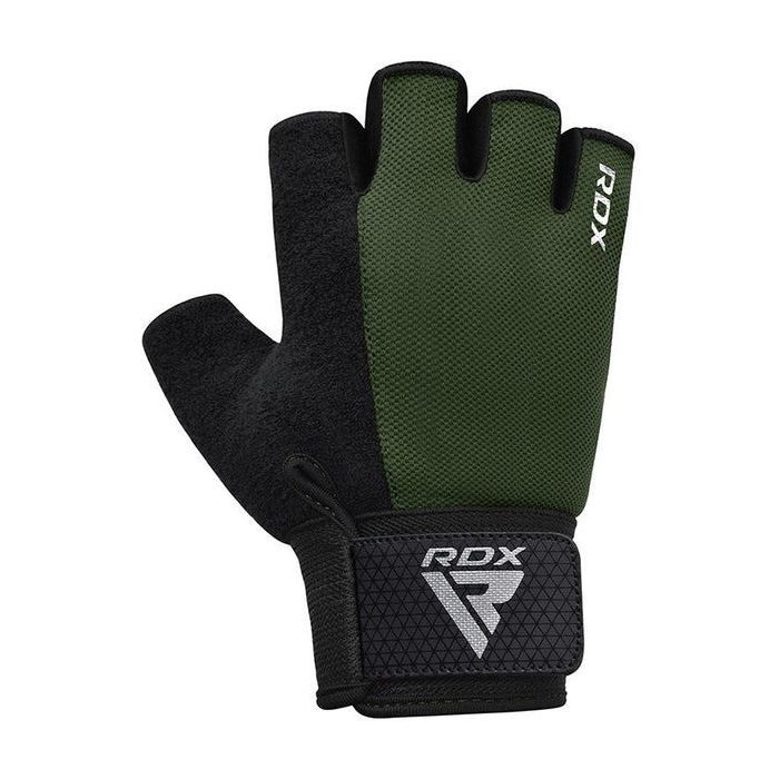Перчатки для фитнеса RDX W1 Half Army Green Plus XL (WGA-W1HA-XL+) изображение 4
