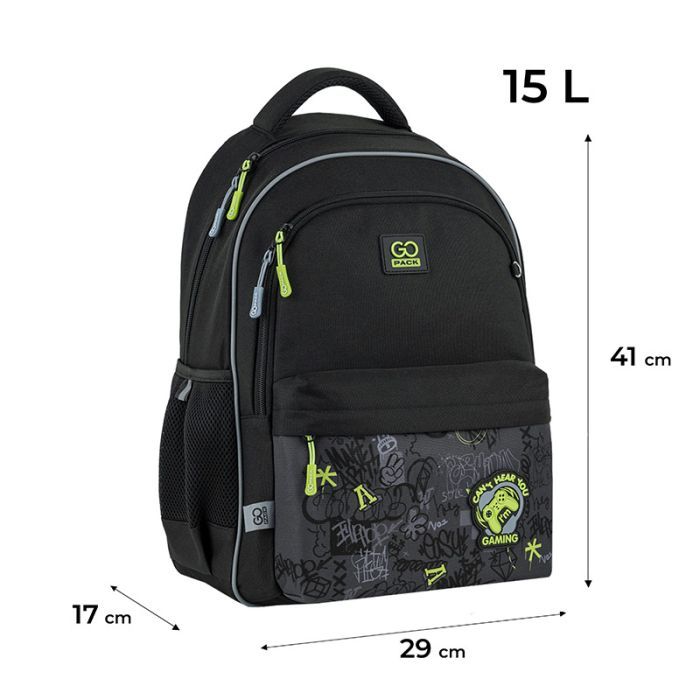 Рюкзак шкільний GoPack Education 182M Gaming (GO25-182M-6) зображення 2
