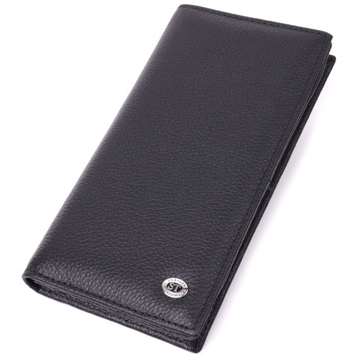 Кошелек ST Leather Из натуральной кожи Черный (22538)
