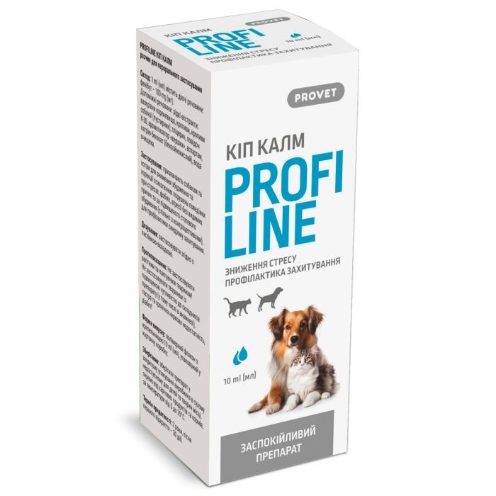 Капли для животных ProVET Profiline успокаивающее для кошек и собак 10 мл (4823082434756) изображение 3
