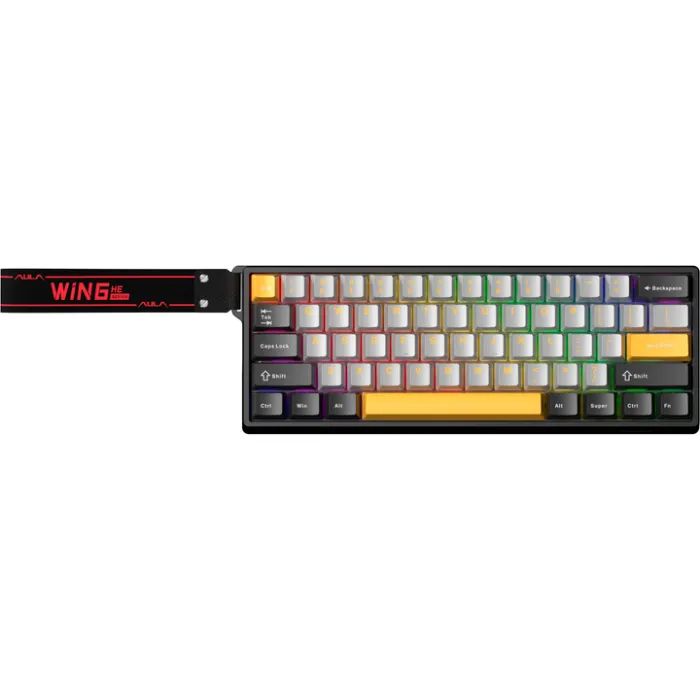 Клавиатура Aula WIN60 HE Max Magnetic Switch USB UA Black (6978080504036)