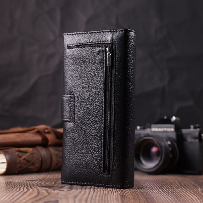 Кошелек ST Leather Из натуральной кожи Черный (22548) изображение 10