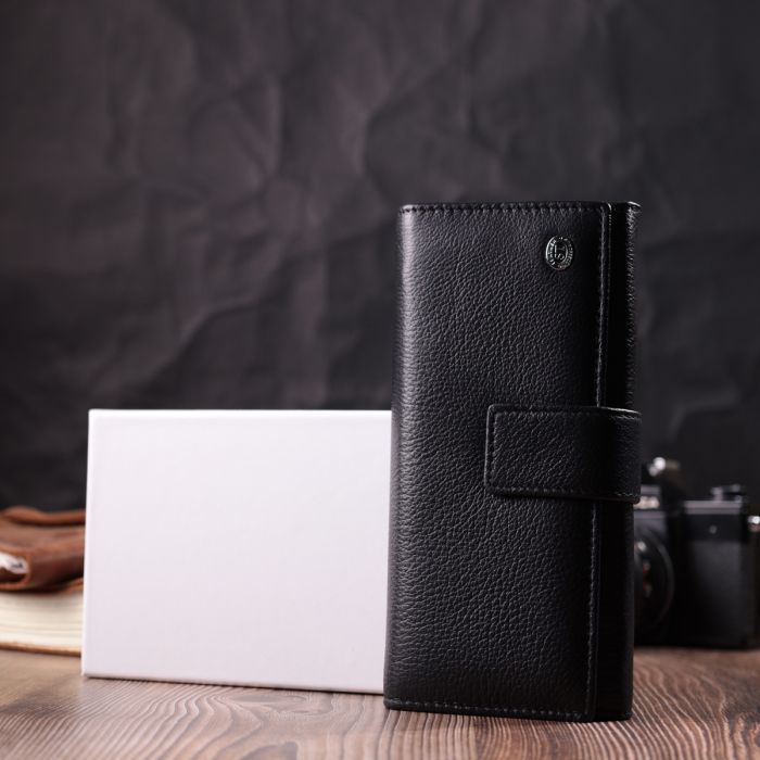 Кошелек ST Leather Из натуральной кожи Черный (22548) изображение 11