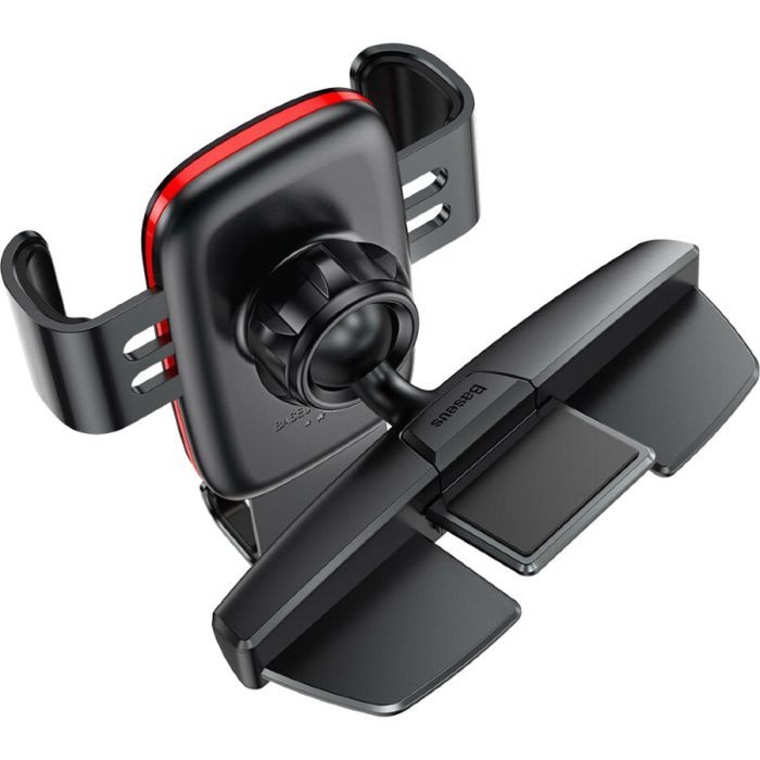 Універсальний автотримач Baseus Metal Age Gravity Car Mount (CD Version) Black (SUYL-J01) зображення 3