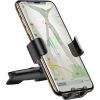 Універсальний автотримач Baseus Metal Age Gravity Car Mount (CD Version) Black (SUYL-J01) зображення 4