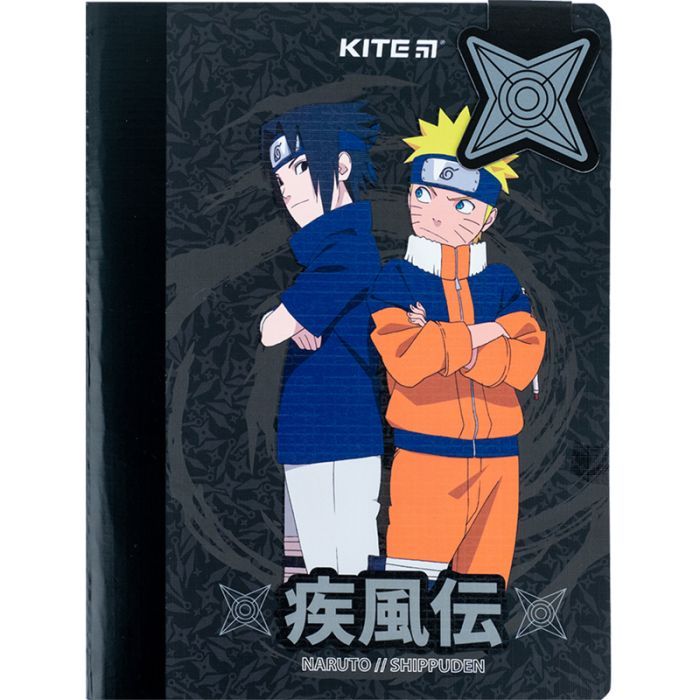 Блокнот Kite с магнитной закладкой Naruto А5, 60 листов (NR24-192)
