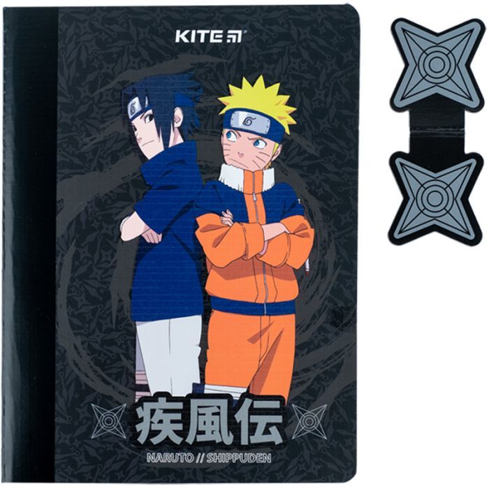 Блокнот Kite с магнитной закладкой Naruto А5, 60 листов (NR24-192) изображение 2