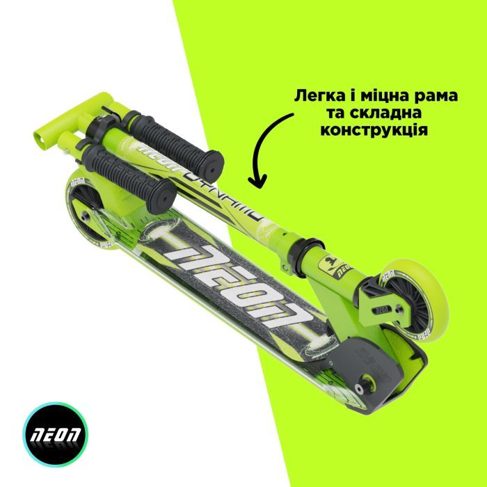 Самокат Neon Dynamo зелений (NS41G4) зображення 4