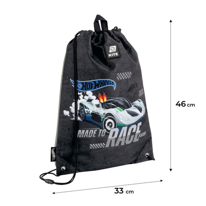 Сумка для обуви Kite 600M HW-1 Hot Wheels (HW25-600M-1) изображение 2