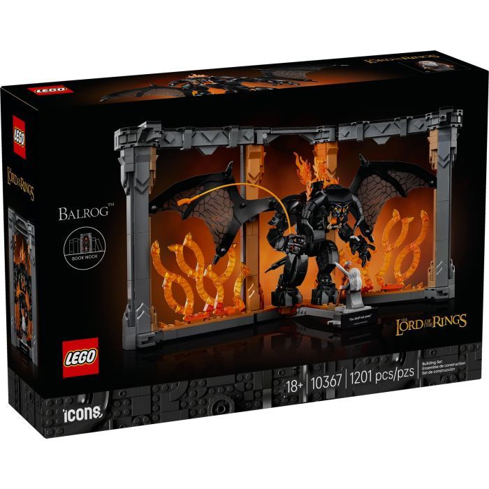 Конструктор LEGO Icons Володар кілець: Балрог. Книжковий куточок (10367)