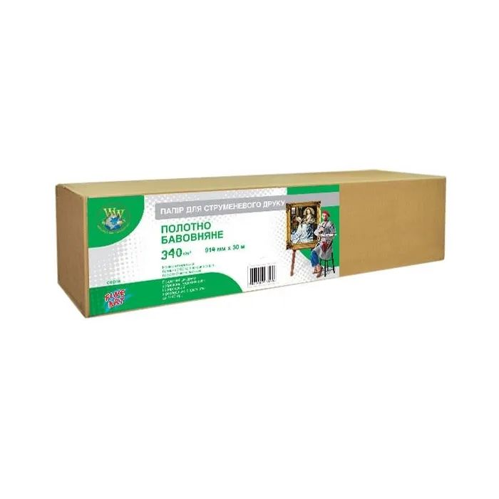 Бумага WWM 36"/914мм х 30м, 340г/m, natural, cotton (CC340.R.914)