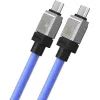 Дата кабель USB-C to USB-C 1.0m CoolPlay Fast Charging 100W blue Baseus (CAKW000203) изображение 3