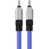 Дата кабель USB-C to USB-C 1.0m CoolPlay Fast Charging 100W blue Baseus (CAKW000203) изображение 4