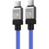 Дата кабель USB-C to USB-C 1.0m CoolPlay Fast Charging 100W blue Baseus (CAKW000203) изображение 5