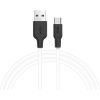 Дата кабель USB 2.0 AM to USB-C 1.0m 2A silicone X21 black+white HOCO (6957531071402) зображення 2