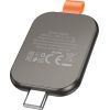 Зарядний пристрій BOROFONE BQ25A Wireless charger for iWatch metal Gray (6941991115127) зображення 3
