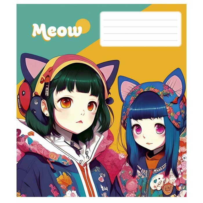 Тетрадь Школярик Kawaii 48 листов линия (048-3302L) изображение 2