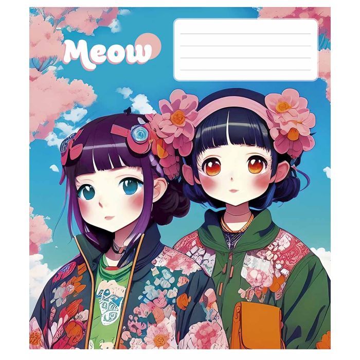 Тетрадь Школярик Kawaii 48 листов линия (048-3302L) изображение 5