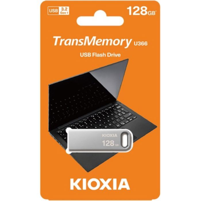 USB флеш накопитель Kioxia 128GB TransMemory U366 USB 3.2 (LU366S128GG4) изображение 3