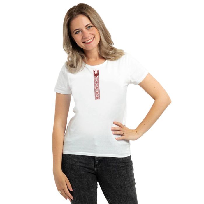 Футболка Sol's Regent Women Вишиванка стрічкою білий XXL (01825102/312XXL)