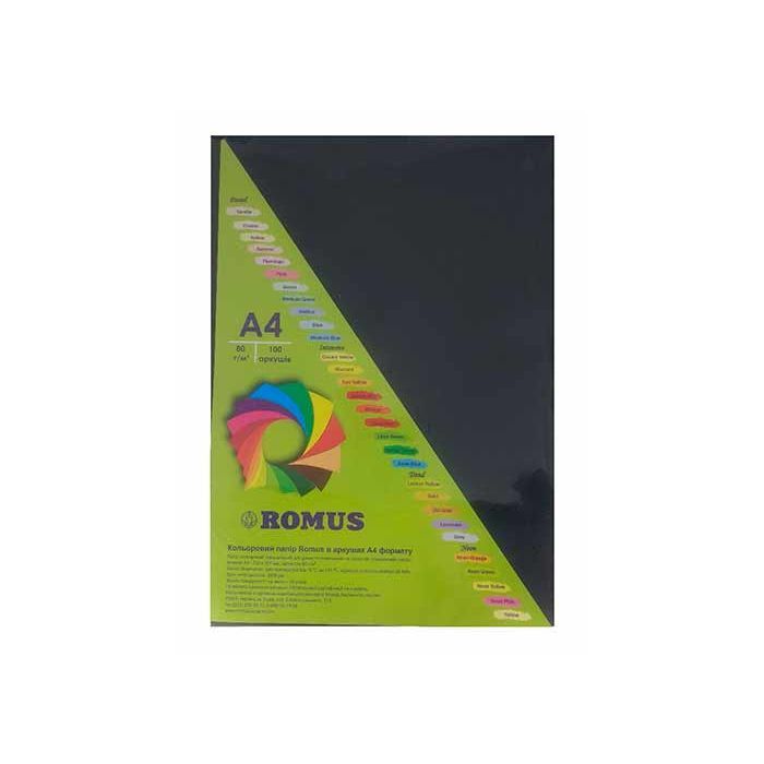 Бумага Romus A4 80 г/м2 100c, black (R50430)