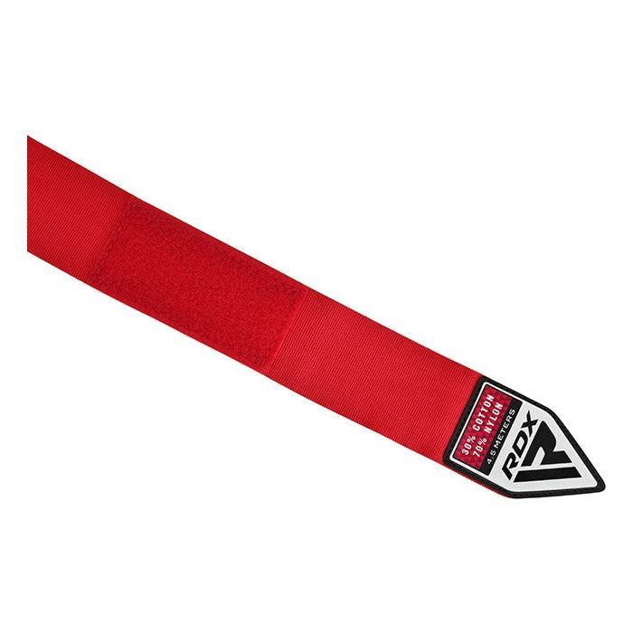 Бинт для спорта RDX WX Professional Boxing Hand Wraps Red 4.5м (HWX-RR+) изображение 4