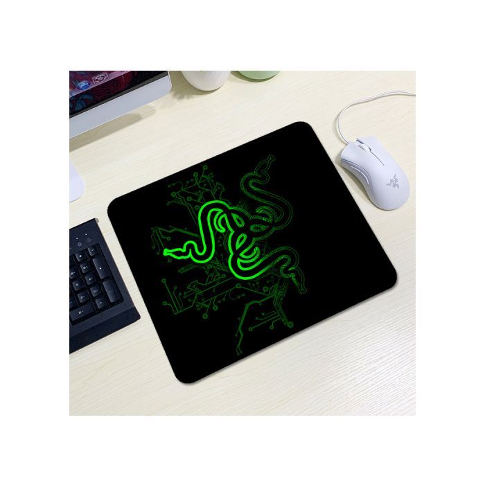 Коврик для мышки Voltronic Razer 13 Black/Green (YT-RZ13)