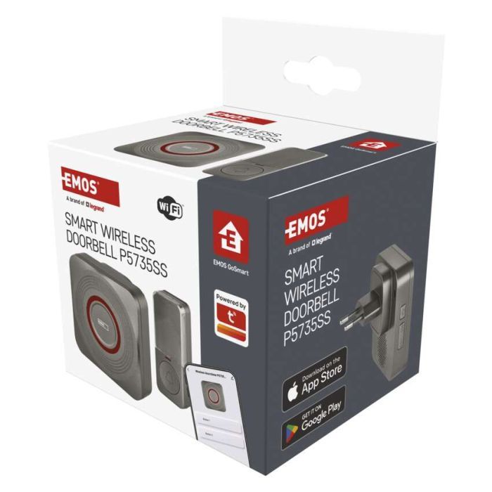 Дверний дзвінок EMOS бездротовий EMOS P5735WS WiFi (P5735WS) зображення 11