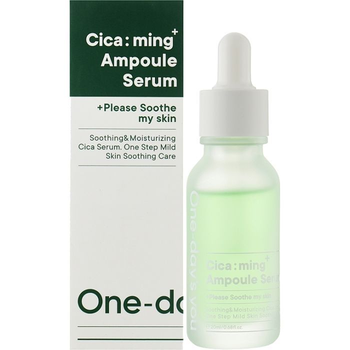 Сироватка для обличчя One-Days You Cica:ming Ampoule Serum 20 мл (8809452673242) зображення 2