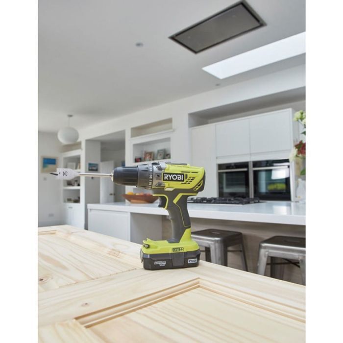 Шуруповерт Ryobi R18PD2-215G 18V, 2х1.5Ah, 40Нм, 400/1350об/мин (5133005302) изображение 3