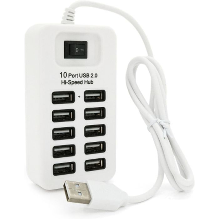 Концентратор Voltronic USB 2.0 to 10xUSB passive (05730) зображення 2