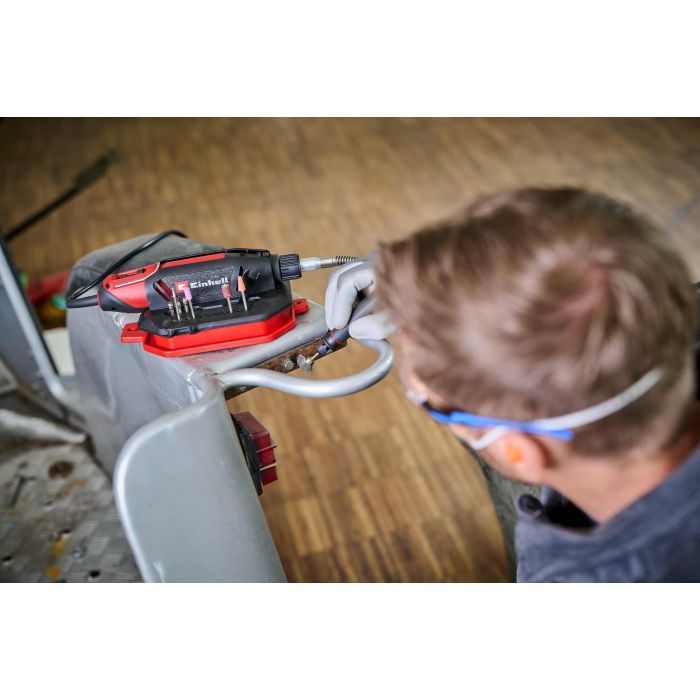 Гравер Einhell TC-MT 150E 150Вт, гнучкий вал, набір насадок (4419380) зображення 11