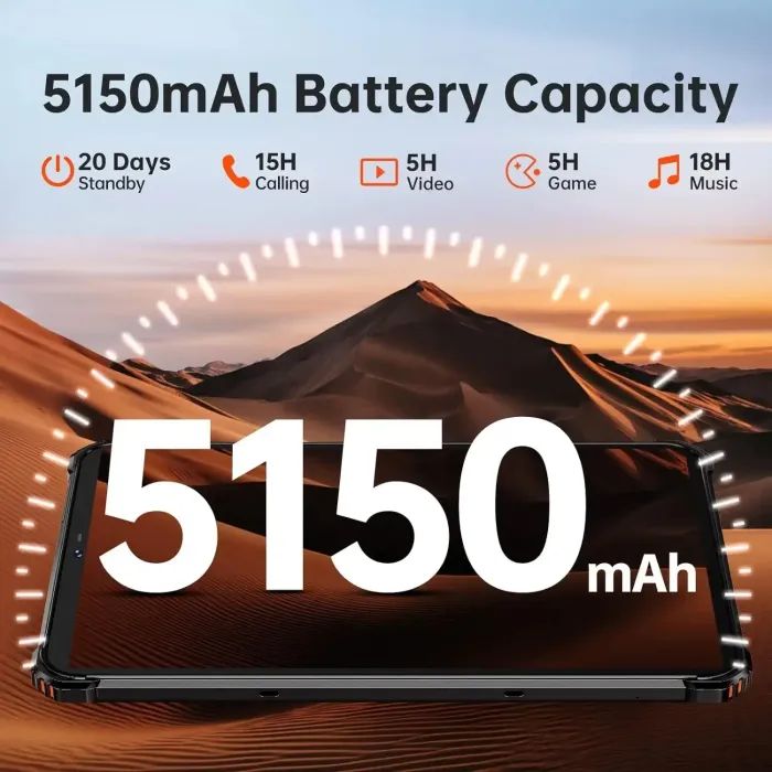 Планшет OUKITEL RT3 8" 4/64GB NFC / LTE Black (6931940747165) изображение 2