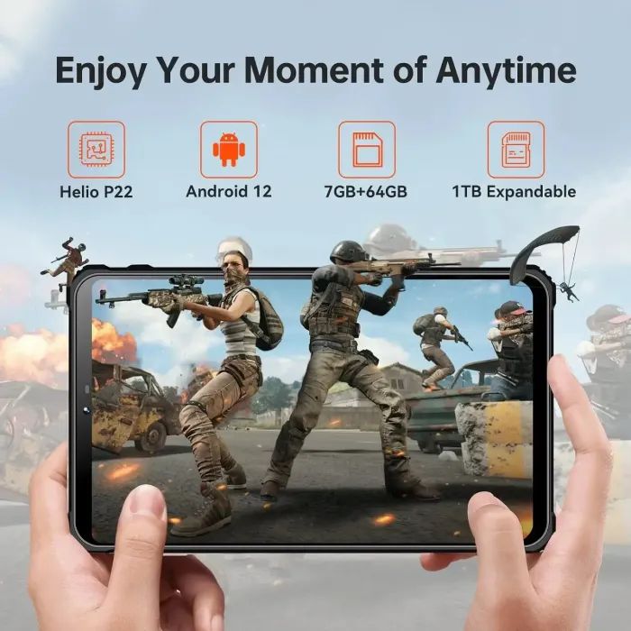 Планшет OUKITEL RT3 8" 4/64GB NFC / LTE Black (6931940747165) изображение 3