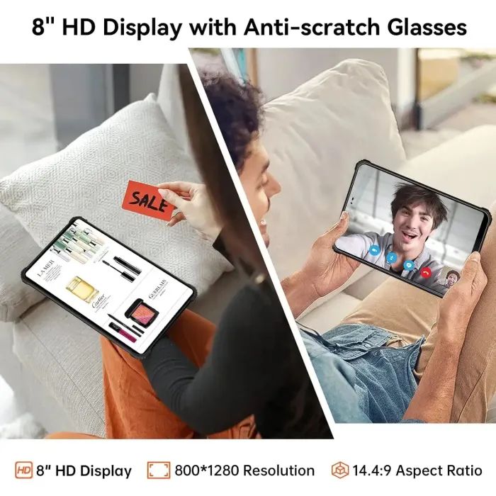 Планшет OUKITEL RT3 8" 4/64GB NFC / LTE Black (6931940747165) изображение 5