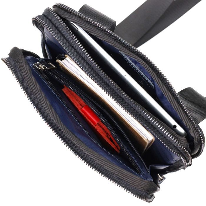 Сумка Shvigel Из натуральной кожи Синяя (22142) изображение 5