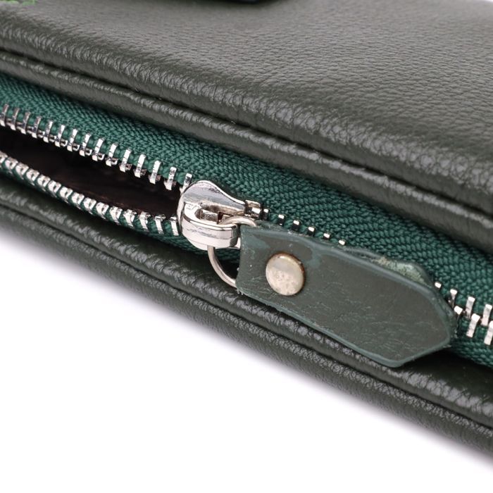 Гаманець ST Leather З відділенням під телефон Зелений (23103) зображення 8