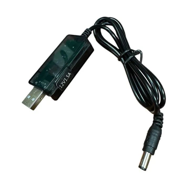 Кабель питания USB to DC 5.5x2.1mm 0.8m 12V 1.5A XoKo (DC-5-12-1,5A) изображение 2