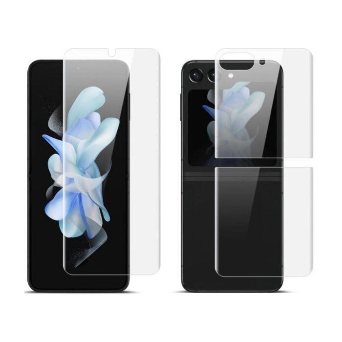 Пленка защитная Devia hydrogel Samsung Flip 5 front+back matte (DV-SM-FL5M) изображение 3